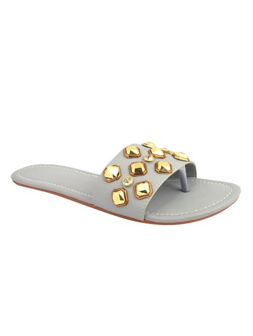 grey slip on sandals - 16826655 - Very Small Image - 1