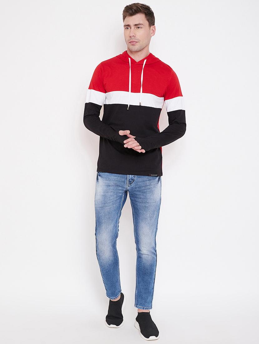 mens color block sweatshirt - 16828091 - Zoom Image - 4