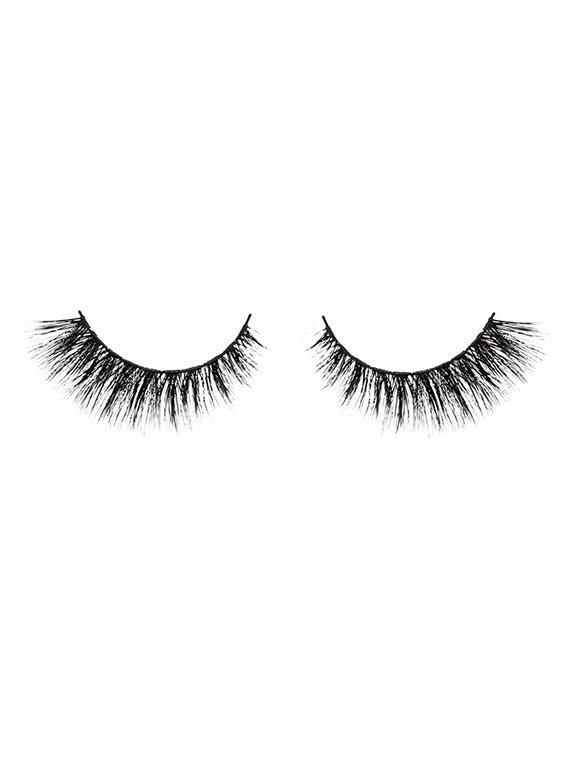 natural hair false mink fur 3d eyelashes with glue (1 pair of eyelashes + 1 glue) - 16845200 -  Zoom Image - 0