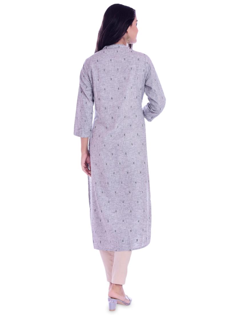 women's straight kurta - 16938774 - Standard Image - 2