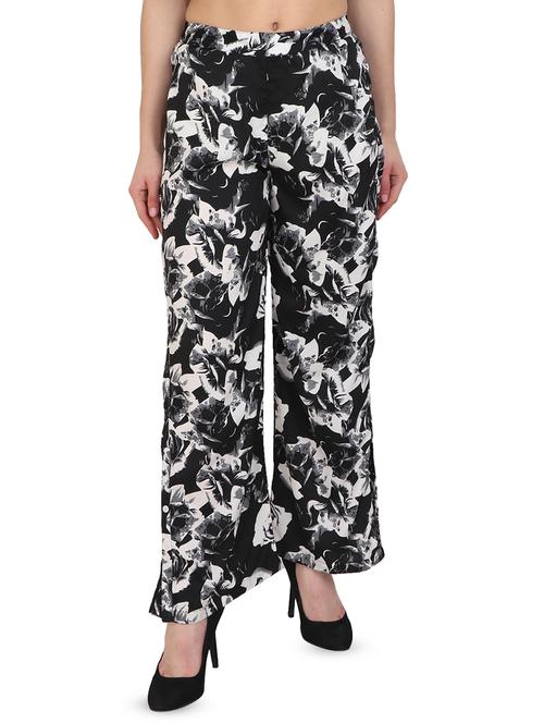 high rise floral palazzo  - 16944037 - Very Small Image - 1