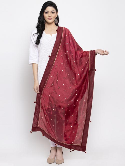 solid printed dupatta - 16968194 - Very Small Image - 1