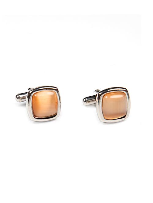 orange metal cufflink - 16973327 - Very Small Image - 1