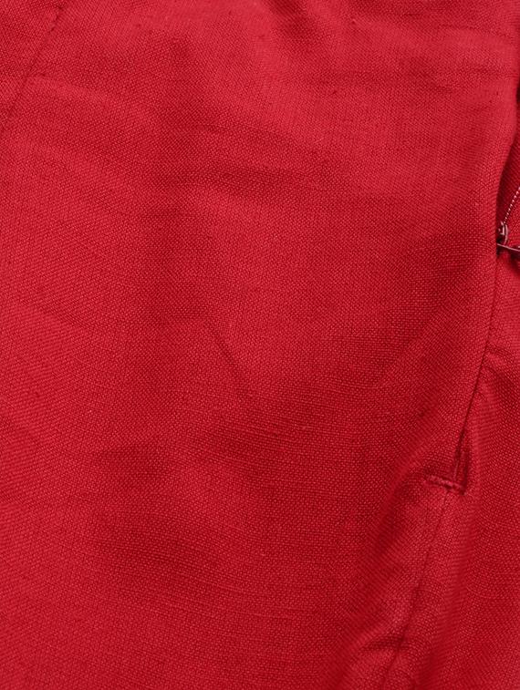women solid pleated bootcut trouser - 16993617 - Standard Image - 4