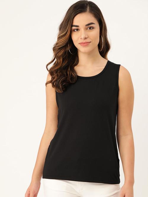 women's plain round neck t-shirt - 17010721 - Very Small Image - 1