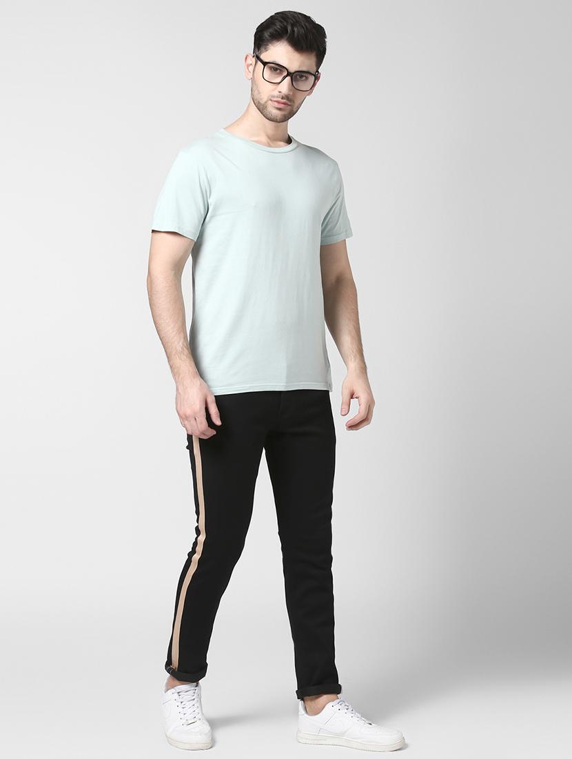 mens slim fit plain jeans - 17016611 - Standard Image - 4