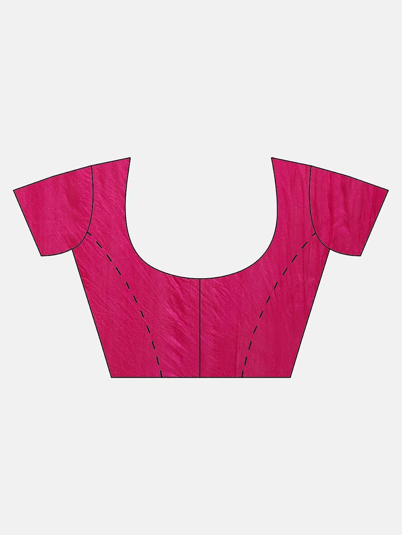 women's leheriya pink colored saree with blouse - 17087825 - Standard Image - 2