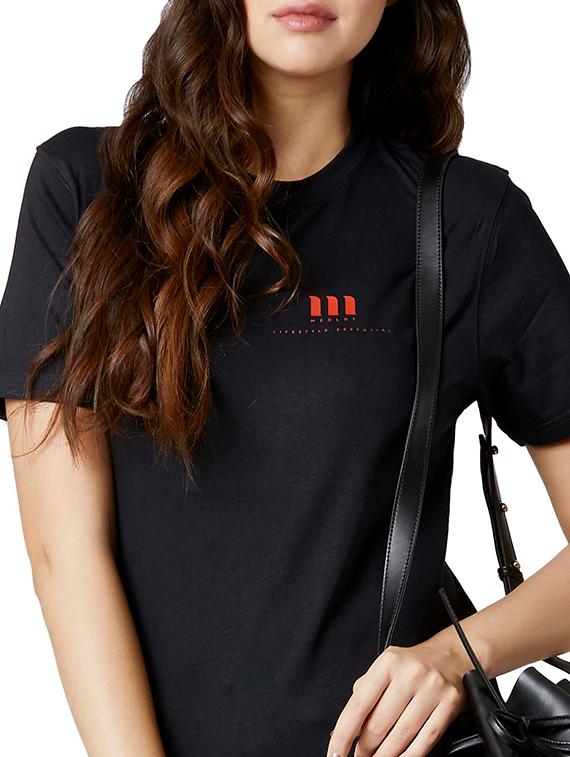 women's plain round neck t-shirt - 17089347 - Zoom Image - 4