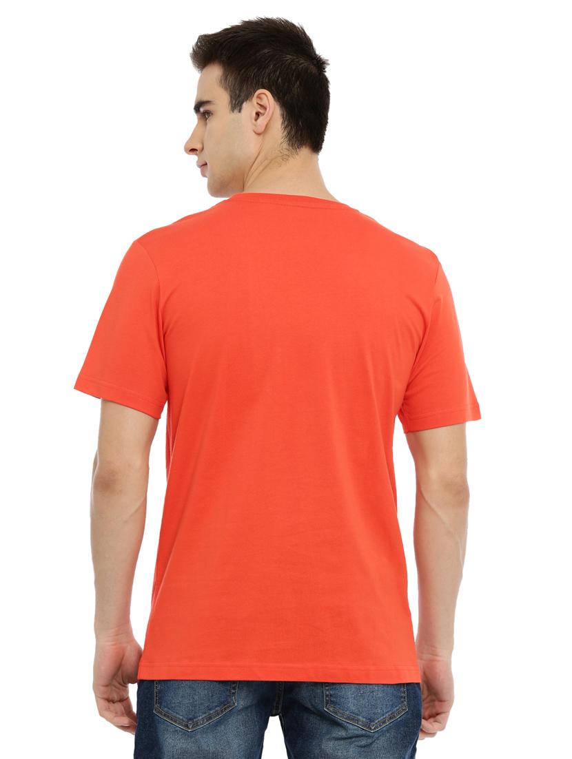 orange front print t-shirt - 17119210 - Standard Image - 2