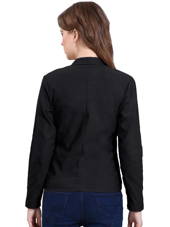 single button casual blazer - 17125954 - Standard Image - 2
