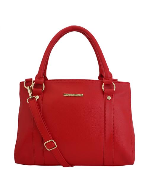 red leatherette (pu) handbag - 17153492 - Very Small Image - 1