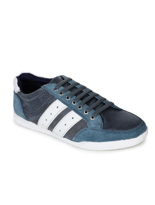 blue color block lace up sneaker - 17156710 - Very Small Image - 1