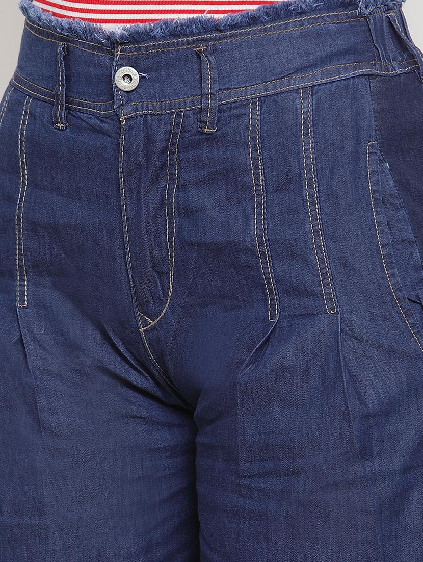 women's plain wide leg jeans - 17191502 - Zoom Image - 4