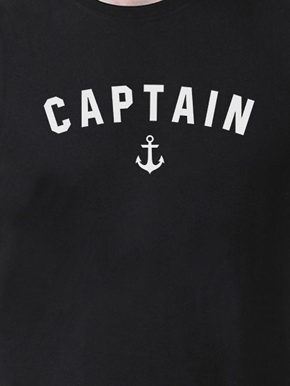 black chest print t-shirt - 17267473 - Zoom Image - 4