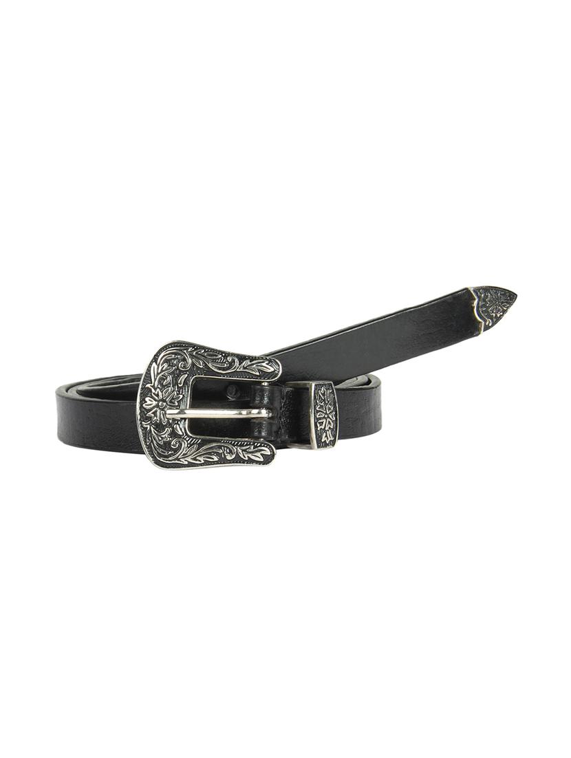 black leather belt - 17277647 - Zoom Image - 0