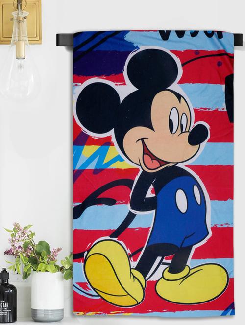  mickey mouse microfiber printed bath towel for kids   - 17415075 - Very Small Image - 1