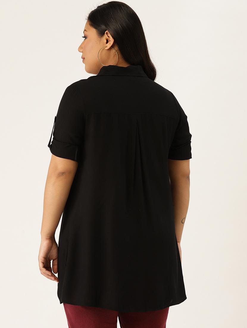 short sleeves plus shirt - 17418098 - Zoom Image - 2