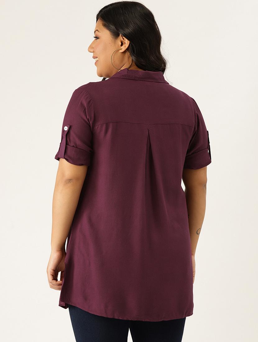 short sleeves plus shirt - 17418102 - Standard Image - 2