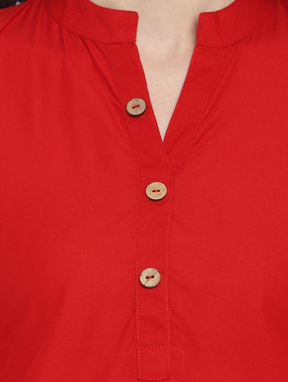 women's straight kurta - 17423565 - Zoom Image - 4