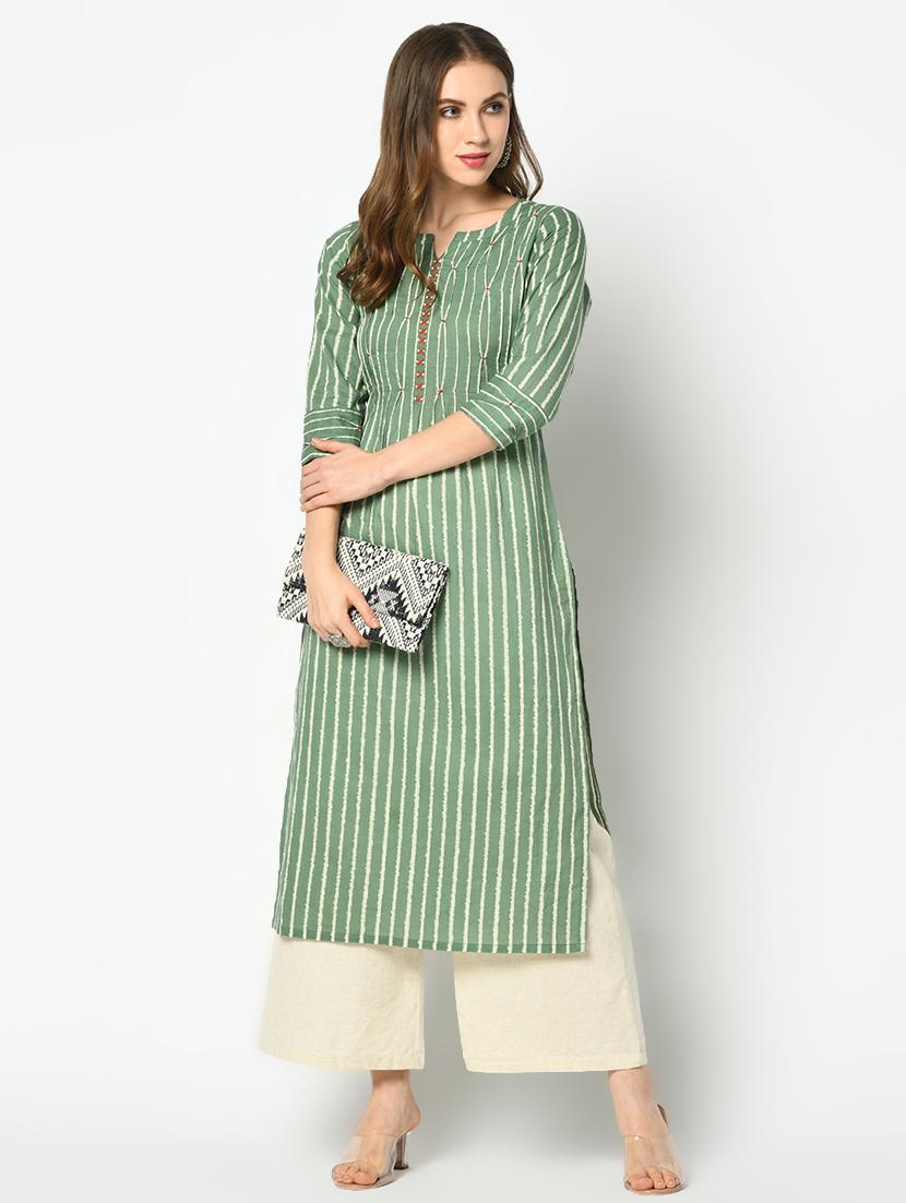 women's straight kurta - 17426139 - Zoom Image - 0