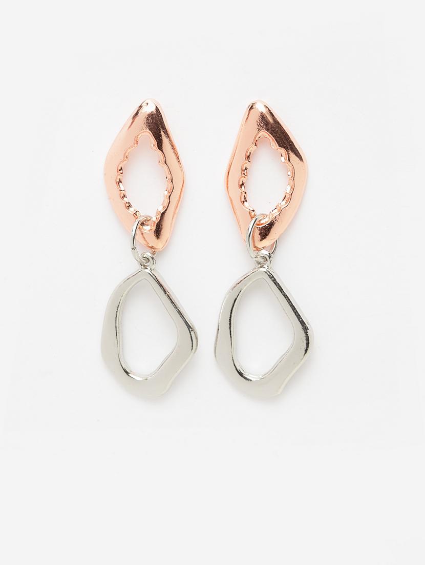 multi colored metal drop earring - 17428163 - Zoom Image - 0