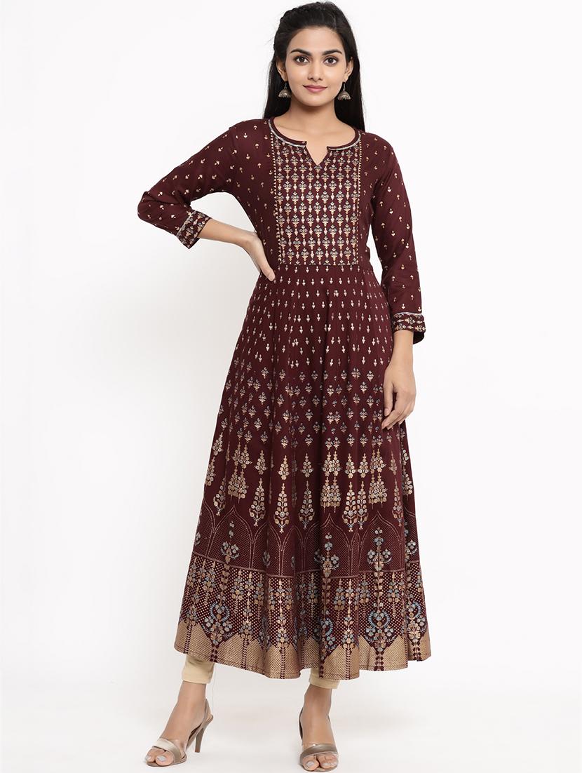 women's flared kurta - 17462530 -  Standard Image - 0