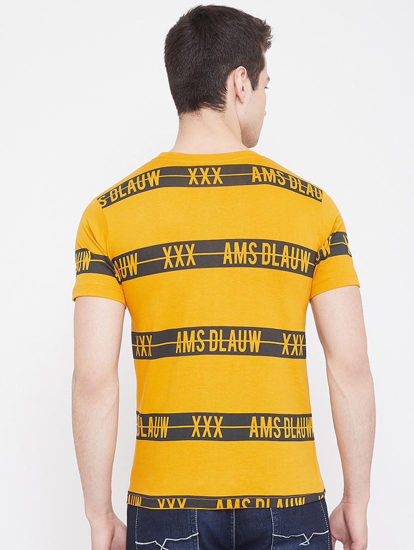 mustard printed t-shirt - 17482272 - Standard Image - 2
