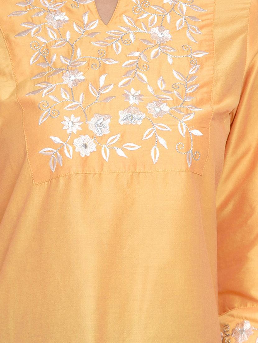 women's straight kurta - 17532487 - Standard Image - 3