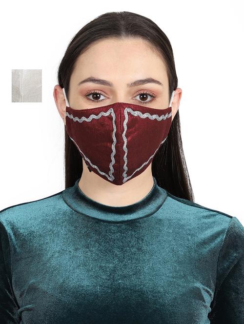 multi colored null anti-pollution women mask (pack of 2) - 17534967 - Very Small Image - 1
