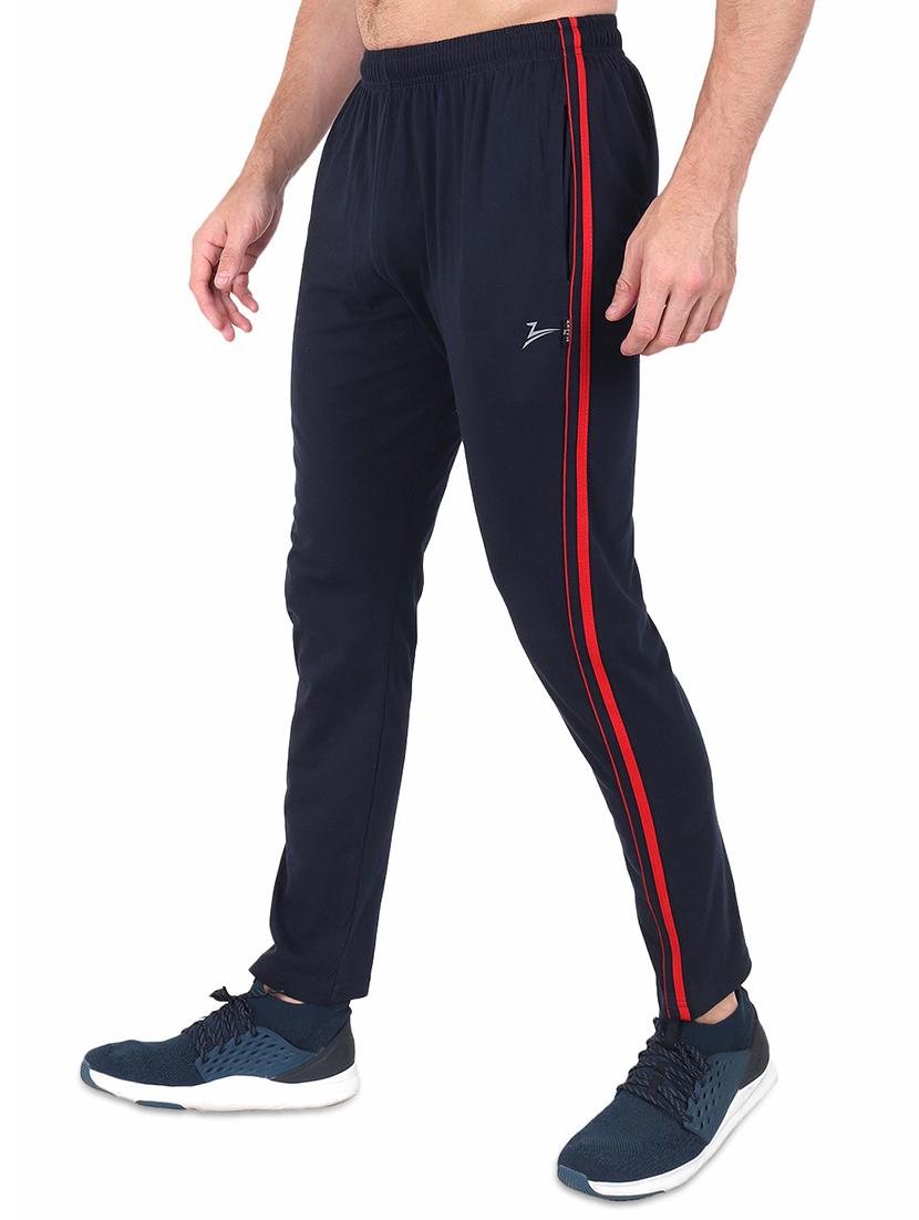 grey and navy blue set of 2 full length track pant - 17548065 - Standard Image - 2