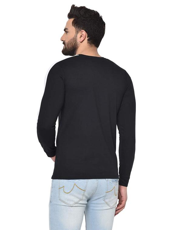 black cut & sew t-shirt - 17551887 - Standard Image - 3