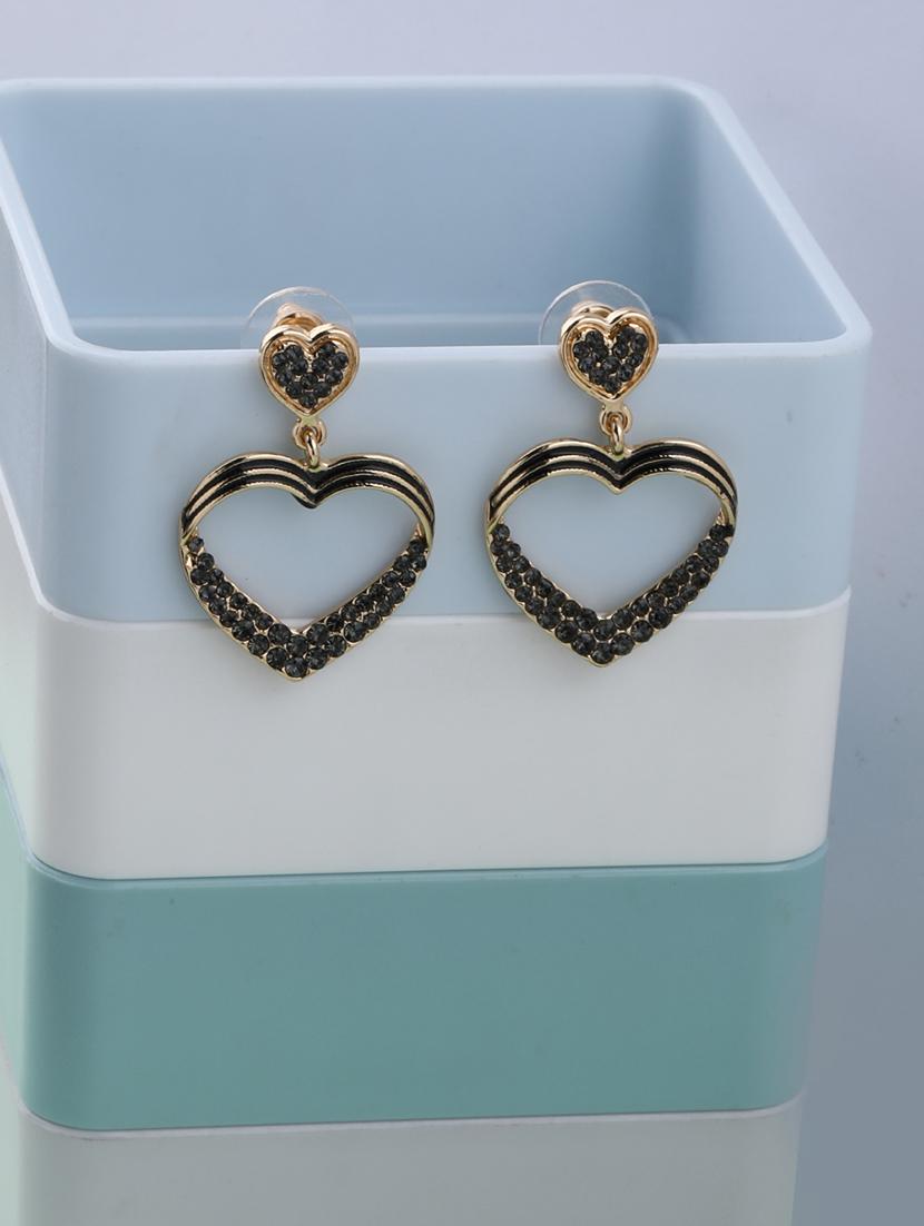 black metal drop earring - 17563871 - Zoom Image - 0
