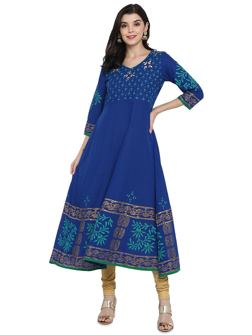 women's flared kurta