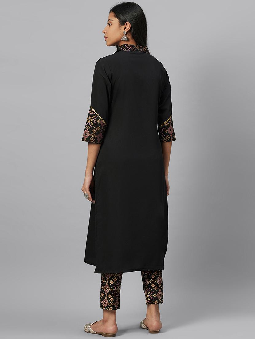 women's straight kurta - 17579750 - Standard Image - 2