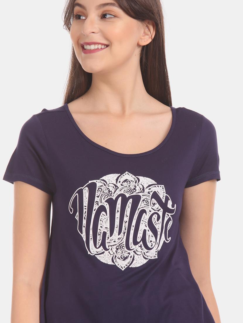 round neck graphic tee - 17581209 - Zoom Image - 4