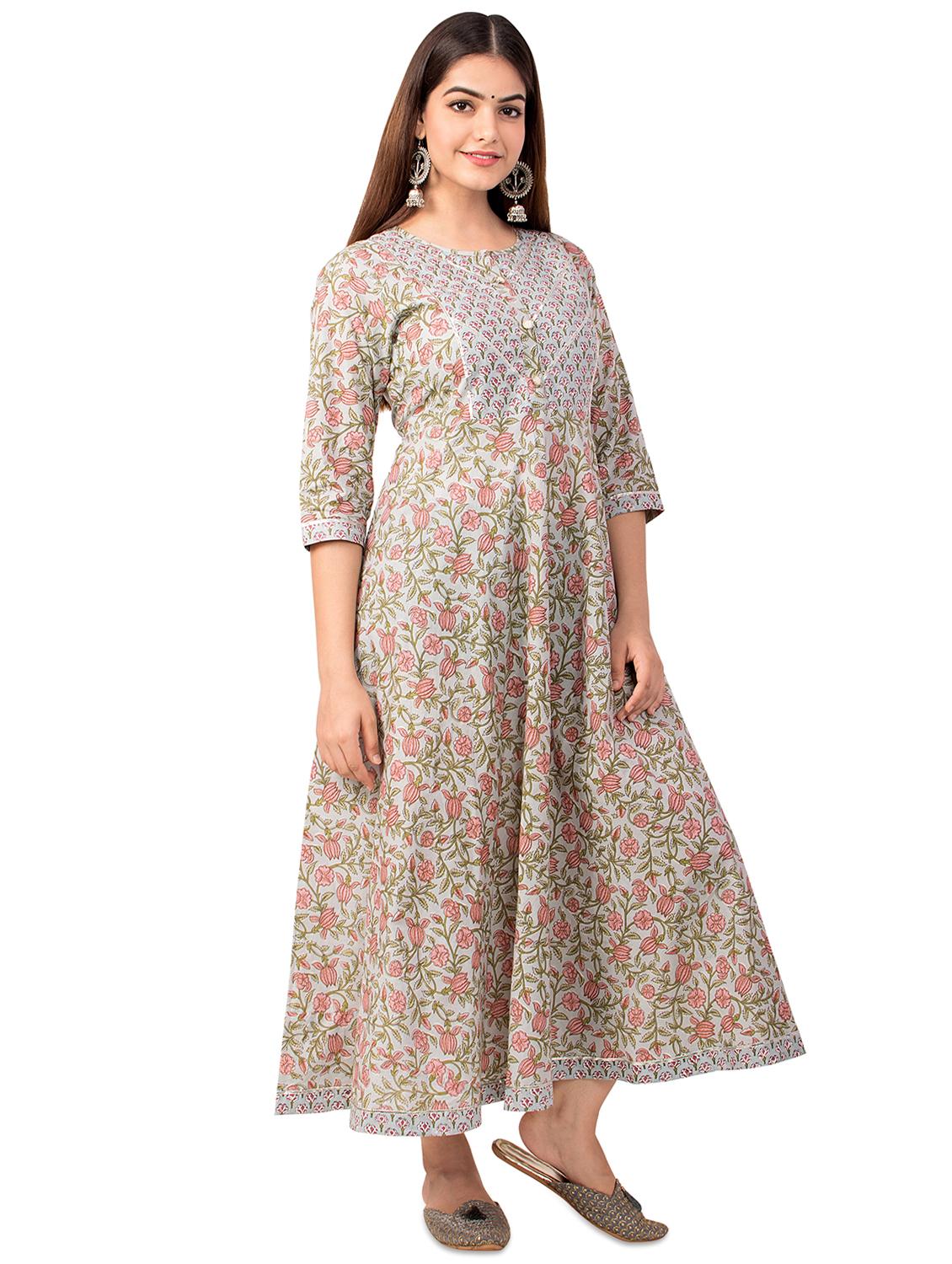 women's flared kurta - 17586878 - Zoom Image - 0