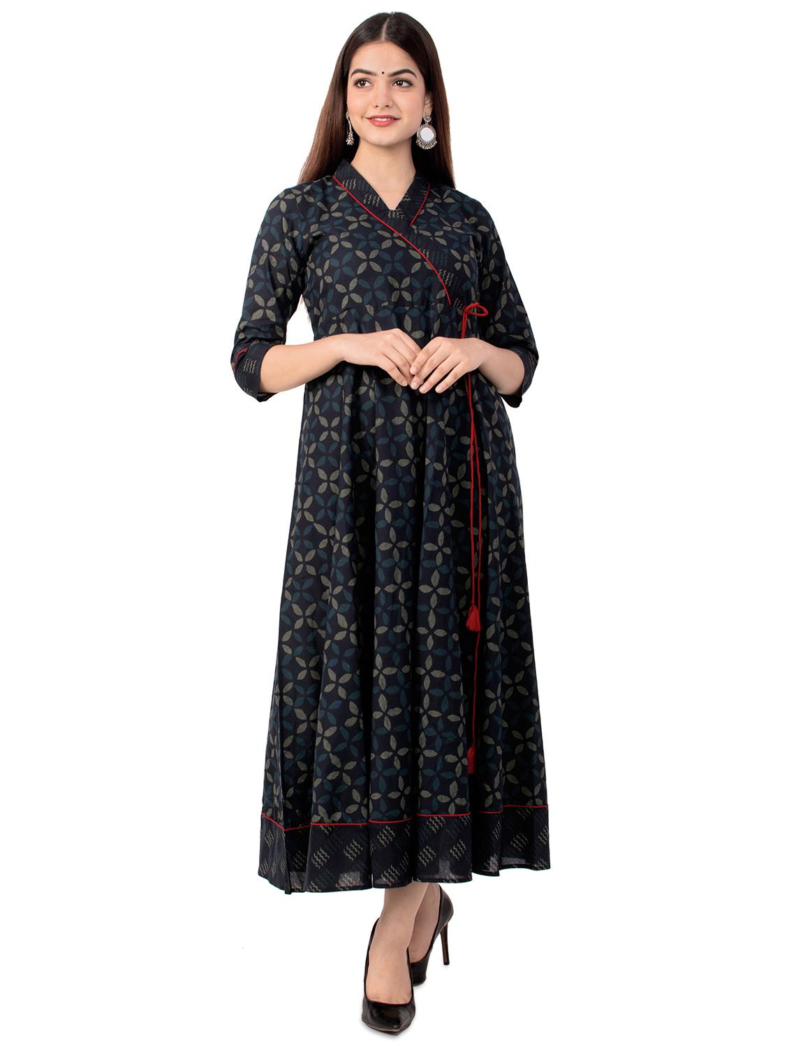 women's angrakha kurta - 17586889 -  Standard Image - 0