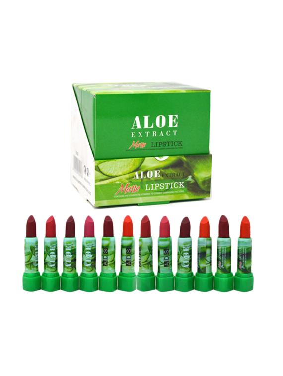 ads pack of 12 aloe vera extract lipstick (multicolor) - 17590266 - Zoom Image - 0