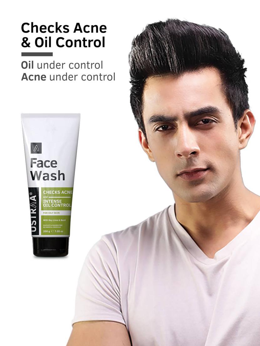 ustraa face wash - oily skin (checks acne & oil control) - 200g - 17600481 - Zoom Image - 4