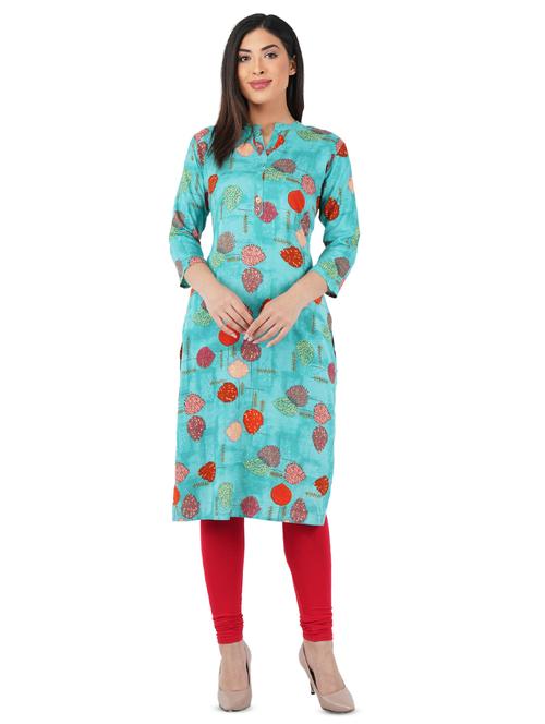 women's straight kurta - 17601671 - Standard Image - 0
