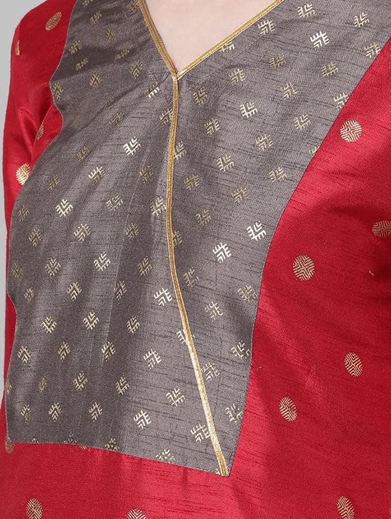 women's straight kurta - 17611007 - Zoom Image - 3