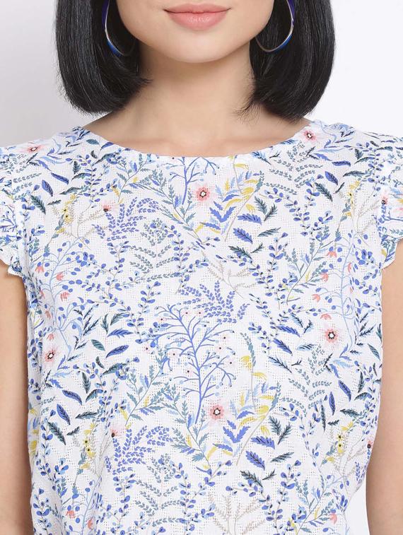 women's straight round neck top - 17620684 - Zoom Image - 4