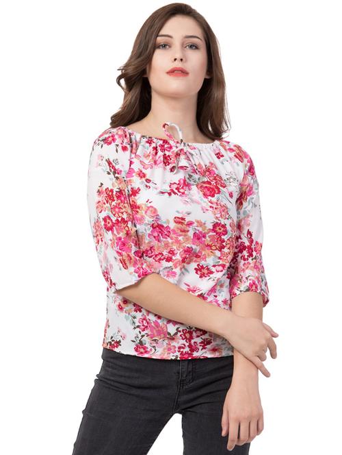off shoulder floral top  - 17628744 - Very Small Image - 1