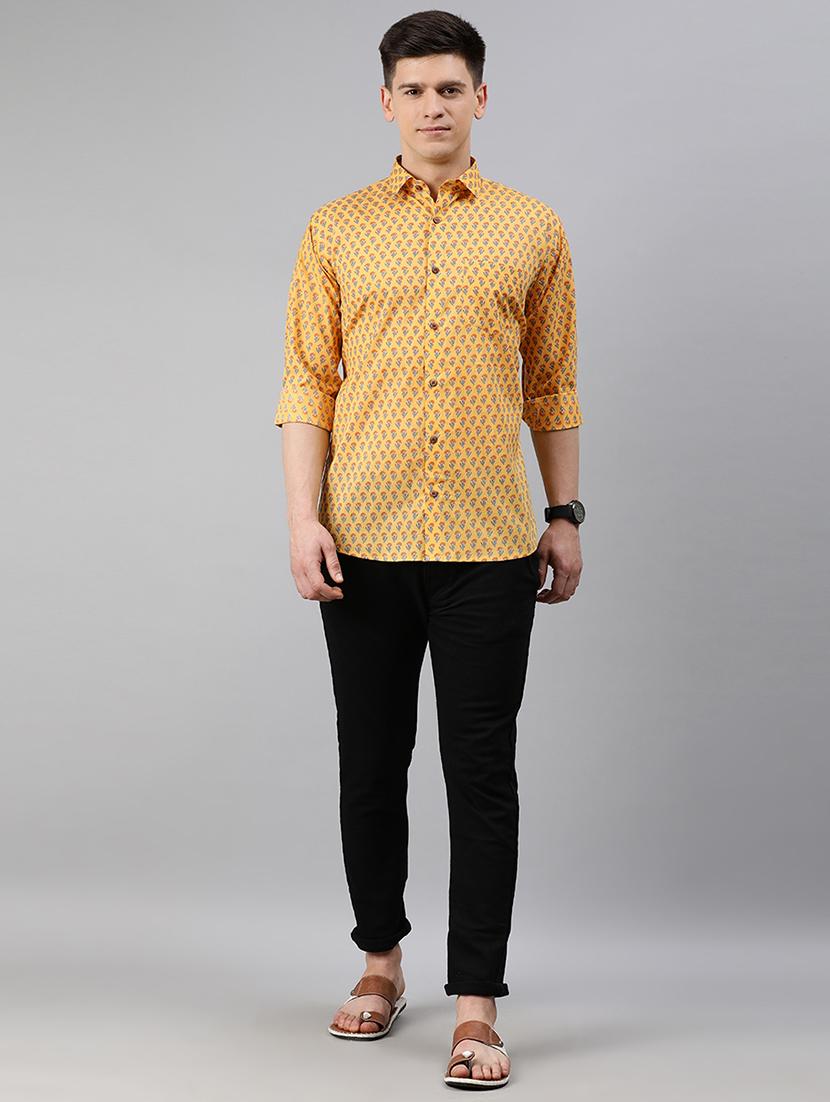 mens florals casual shirt - 17633987 - Standard Image - 3