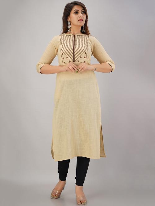 women's straight kurta - 17649572 - Standard Image - 0