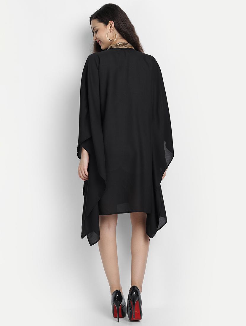 embellished asymmetric kaftan - 17651655 - Standard Image - 2