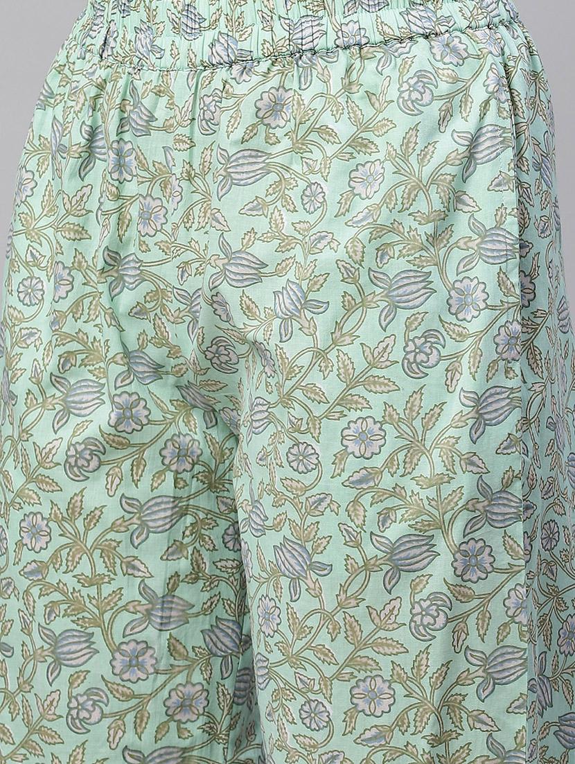 women mandarin neck kurta pant set - 17652250 - Standard Image - 5