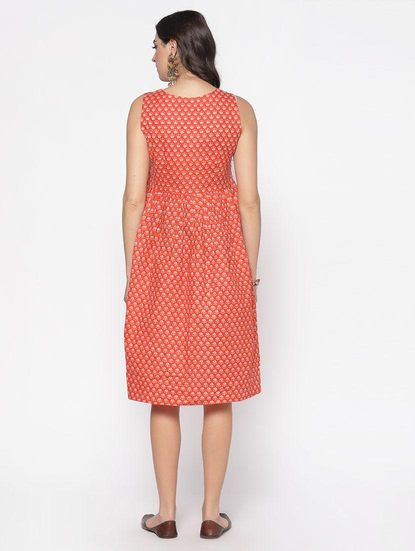 women's self design dress - 17661234 - Zoom Image - 2