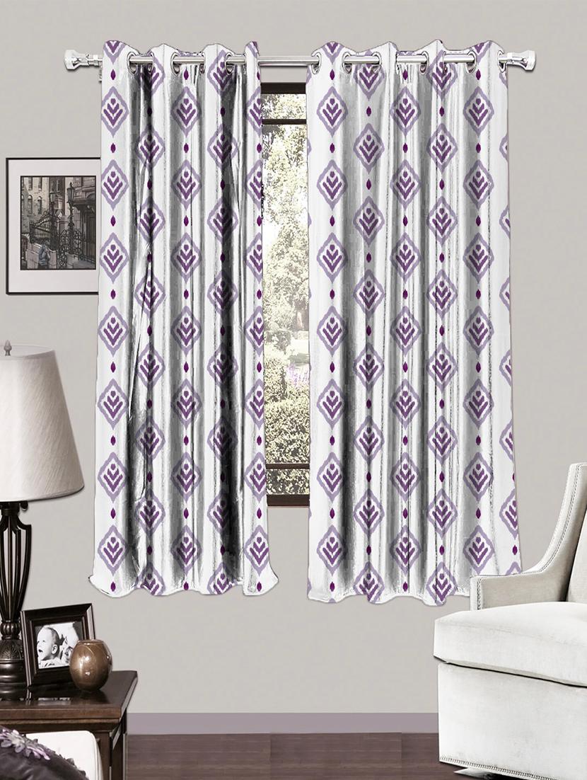 single set of ikat with dot - w curtain