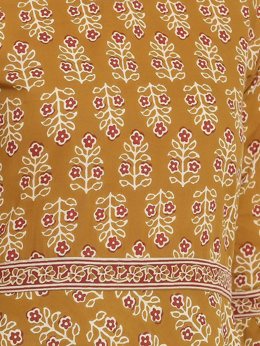 women floral dhoti kurta with dupatta set - 17714834 - Standard Image - 3